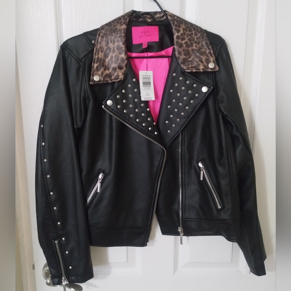 Betsey Johnson Torrid Collaboration Leather Jacket
